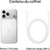 Apple iPhone 17 Pro Max 1 To : Écran 6,9 pouces avec ProMotion, Puce A19 Pro, Autonomie record sur iPhone, Système caméra Pro Fu