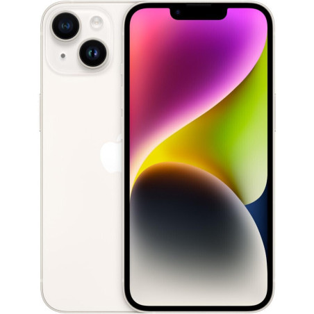 Apple iPhone 14, 128 Go, Lumière Stellaire (Reconditionné)