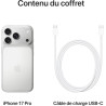 Apple iPhone 17 Pro 256 Go : Écran 6,3 pouces avec ProMotion jusqu’à 120 Hz, Puce A19 Pro, Autonomie prodigieuse, Système caméra