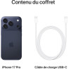 Apple iPhone 17 Pro 1 To : Écran 6,3 pouces avec ProMotion jusqu’à 120 Hz, Puce A19 Pro, Autonomie prodigieuse, Système caméra P