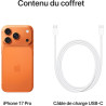 Apple iphone 17 pro 512 go : écran 6,3 pouces avec promotion jusqu’à 120 hz, puce a19 pro, autonomie prodigieuse, système caméra