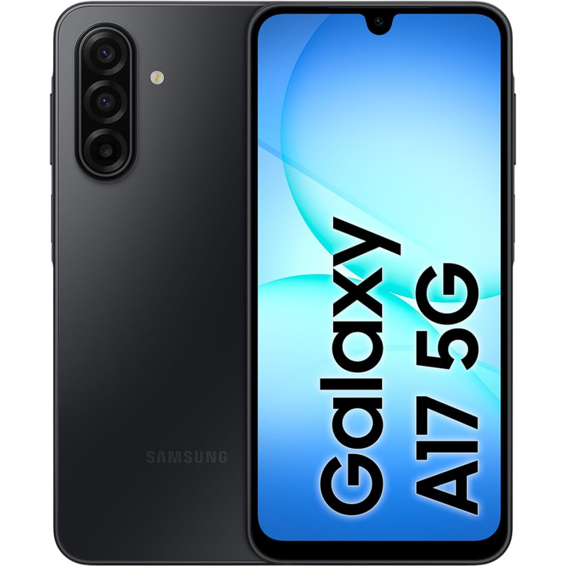 Samsung Galaxy A17 5G 128 Go, Smartphone Android déverrouillé, écran 6,7", Batterie 5000 mAh, Noir, Version FR
