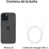 Apple iPhone 15, 128 Go, Noir (Reconditionné)