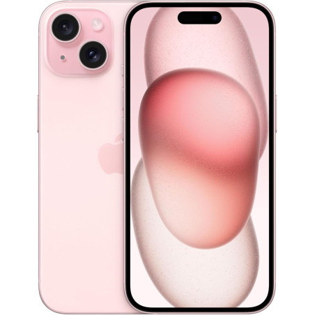 Apple iPhone 15, 512 Go - Rose (Reconditionné)