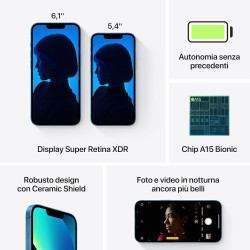 Apple iPhone 13 512Go - Bleu (Reconditionné)