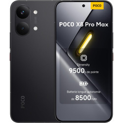 POCO X8 Pro Max, Smartphone 12+512 Go, Processeur Haut de Gamme Dimensity 9500s, écran AMOLED Ultra-Lumineux, 50 MP Light Fusion