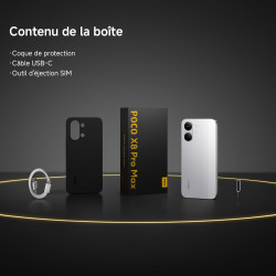 POCO X8 Pro Max, Smartphone 12+256 Go, Processeur Haut de Gamme Dimensity 9500s, écran AMOLED Ultra-Lumineux, 50 MP Light Fusion