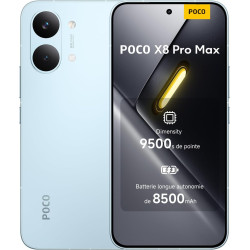 POCO X8 Pro Max, Smartphone 12+512 Go, Processeur Haut de Gamme Dimensity 9500s, écran AMOLED Ultra-Lumineux, 50 MP Light Fusion