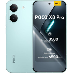 POCO X8 Pro, Smartphone 8+256 Go, Processeur Haut de Gamme Dimensity 8500-Ultra,écran AMOLED Ultra-Lumineux, 50 MP Sony IMX882 a