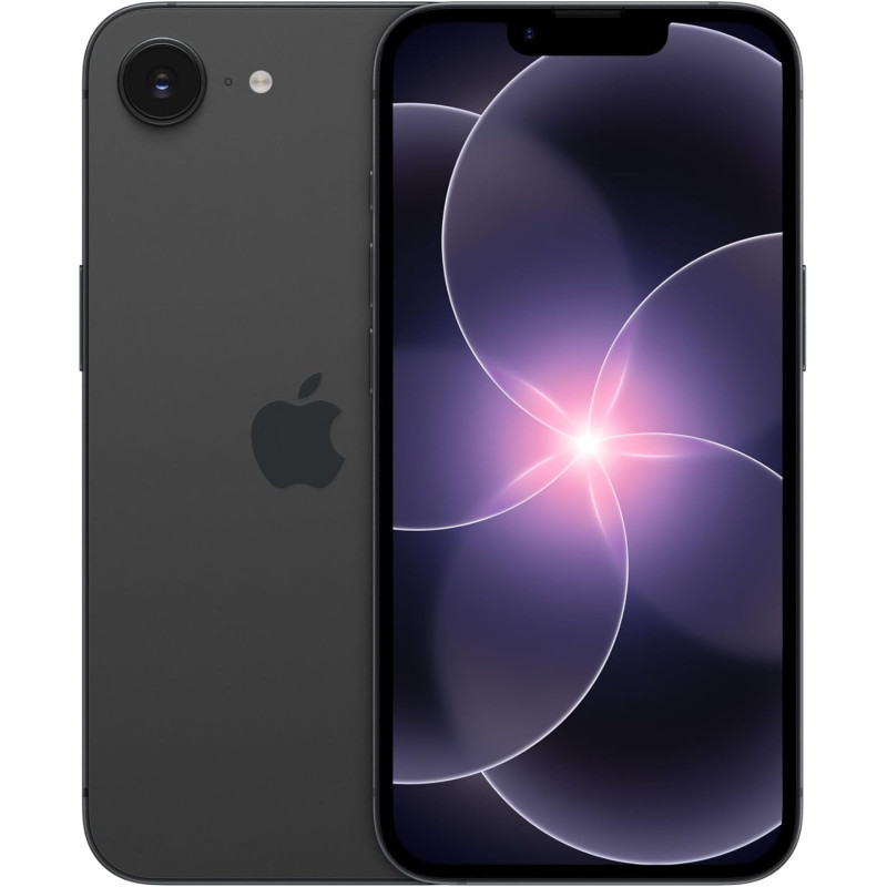 Apple iPhone 17e 256 Go : Écran Super Retina XDR 6,1 Pouces, Puce A19, Autonomie d’Une journée, Caméra Fusion 48 MP  Noir