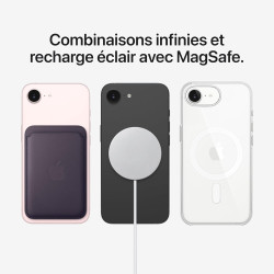Apple iPhone 17e 256 Go : Écran Super Retina XDR 6,1 Pouces, Puce A19, Autonomie d’Une journée, Caméra Fusion 48 MP  Noir