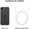 Apple iPhone 17e 256 Go : Écran Super Retina XDR 6,1 Pouces, Puce A19, Autonomie d’Une journée, Caméra Fusion 48 MP  Noir