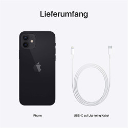 Apple iPhone 12, 64 Go, Noir (Reconditionné)