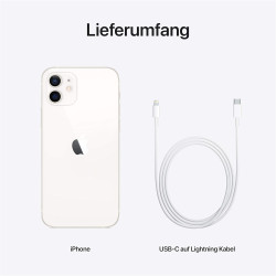 Apple iPhone 12, 64 Go, Blanc (Reconditionné)