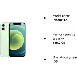 Apple iPhone 12, 128Go, Vert - (Reconditionné)
