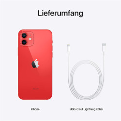 Apple iphone 12, 128go, (product)rouge - (reconditionné)