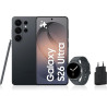Samsung galaxy s26 ultra, avec galaxy ai, 256 go, noir galaxy watch8, 40mm, noir, bleutooth, chargeurs secteurs rapides 25w incl