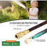 Tuyau d'Arrosage Extensible 22m/75Ft avec 10 Modèles de Pulvérisation Convient aux Robinets de 1/2" et 3/4" Raccords en Métal Du