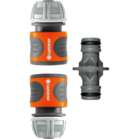 Nécessaires d'arrosage de Gardena : raccords pour extension de tuyau 13 mm (1/2 Pouce) et 15 mm (5/8 Pouce), même avec une press