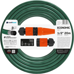 Cellfast 5901828850073 Gartenschlauch, vert,1/2" Pouces, longueur 20m
