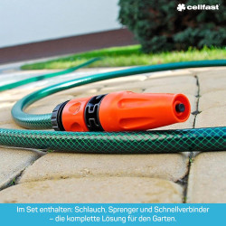 Cellfast 5901828850073 Gartenschlauch, vert,1/2" Pouces, longueur 20m