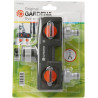 Distributeur 2 voies GARDENA : possibilité de raccorder 2 appareils au robinet, convient pour les programmateurs et minuteries d