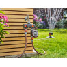 Distributeur 2 voies GARDENA : possibilité de raccorder 2 appareils au robinet, convient pour les programmateurs et minuteries d