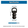 VooGenzek 40 Pièces 16mm Raccords D'irrigation Goutte à Goutte, Bouchons D'extrémité D'irrigation Goutte à Goutte, Adaptateur Bo