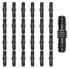 VooGenzek 25 Pièces 16mm Connecteurs de Tuyaux, Connecteur de Tuyau Cannelé en Plastique, Raccord D'irrigation, Connecteurs Barb
