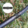 VooGenzek 25 Pièces 16mm Connecteurs de Tuyaux, Connecteur de Tuyau Cannelé en Plastique, Raccord D'irrigation, Connecteurs Barb