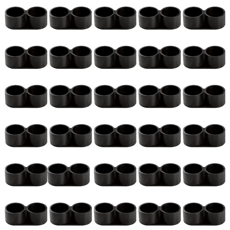 VooGenzek 30 Pièces16mm Raccords D'irrigation Goutte à Goutte, Bouchons D'extrémité pour Tuyau D'égouttement, Raccords de Fermet