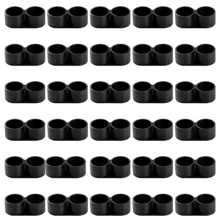 VooGenzek 30 Pièces16mm Raccords D'irrigation Goutte à Goutte, Bouchons D'extrémité pour Tuyau D'égouttement, Raccords de Fermet