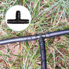 VooGenzek 20 Pièces 16mm Connecteurs de Tuyaux, Connecteur de Tuyau Cannelé en Plastique, Raccord D'irrigation, Connecteurs Barb