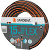 Gardena Tuyau de Comfort FLEX 13 mm (1/2 Pouce), 15 m: Tuyau de jardin flexible et dimensionnellement avec profil de poignée de 