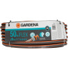 Tuyau Comfort FLEX de Gardena 19 mm (3/4 Pouce), 50 m : tuyau d'arrosage flexible et indéformable avec profilé Power-Grip, résis