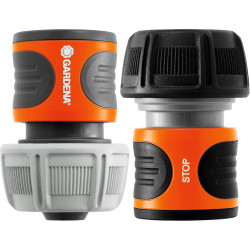 GARDENA Jeu de Connecteur de Tuyau 19 mm (3/4 Pouces) (18275-2012) (Lot de 2)