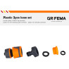Grifema ge1103, kit de raccordement de robinet/tuyau de jardin avec connecteur waterstop 1/2", connexion rapide et connecteur fe