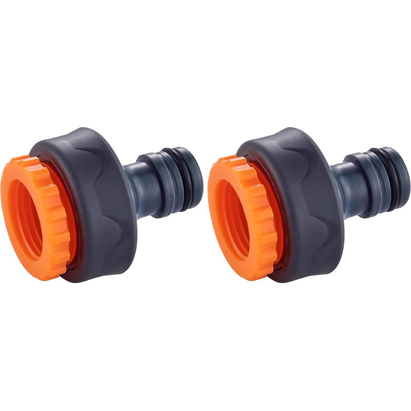 Grifema ge1101, nez de robinet, connecteur de robinet de jardin, raccord de robinet femelle 3/4 pouces - 1/2 pouces universel, f