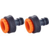 Grifema ge1101, nez de robinet, connecteur de robinet de jardin, raccord de robinet femelle 3/4 pouces - 1/2 pouces universel, f