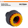 Grifema ge1101, nez de robinet, connecteur de robinet de jardin, raccord de robinet femelle 3/4 pouces - 1/2 pouces universel, f