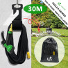 VOUNOT® Tuyau d'Arrosage Extensible 30m Renforcé Adaptable 1/2" et 3/4" 10 Modes de Pulvérisation Flexible et Anti-Fuite Raccord