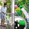 VOUNOT® Tuyau d'Arrosage Extensible 30m Renforcé Adaptable 1/2" et 3/4" 10 Modes de Pulvérisation Flexible et Anti-Fuite Raccord