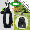 VOUNOT® Tuyau d’Arrosage Extensible 30m Renforcé avec Récipient Savon Adaptable 1/2" et 3/4" 8 Modes de Pulvérisation Flexible e