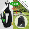 VOUNOT® Tuyau d'Arrosage Extensible 45m Renforcé Adaptable 1/2" et 3/4" 10 Modes de Pulvérisation Flexible et Anti-Fuite Raccord