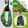 VOUNOT® Tuyau d’Arrosage Extensible 30m Renforcé avec Récipient Savon Adaptable 1/2" et 3/4" 8 Modes de Pulvérisation Flexible e