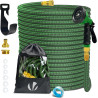 VOUNOT® Tuyau d'Arrosage Extensible 45m Renforcé Adaptable 1/2" et 3/4" 10 Modes de Pulvérisation Flexible et Anti-Fuite Raccord