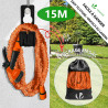 Vounot® tuyau d'arrosage extensible 15m adaptable 1/2" et 3/4" 10 modes de pulvérisation flexible et anti-fuite raccord et sac d