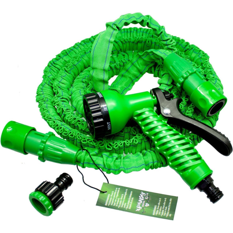 Xpansy C2607A Hose Basic - Tuyau Extensible à Pression d'Eau, Vert, 7,5 mètres