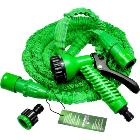 Xpansy C2607A Hose Basic - Tuyau Extensible à Pression d'Eau, Vert, 7,5 mètres