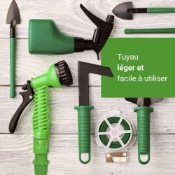 Xpansy C2607A Hose Basic - Tuyau Extensible à Pression d'Eau, Vert, 7,5 mètres